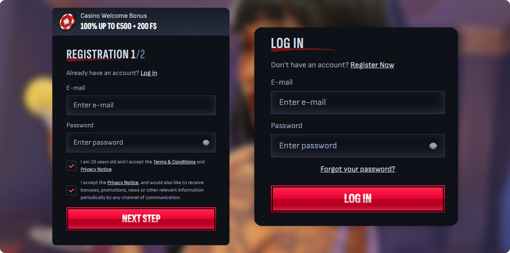 Mafia Casino Login and Registration